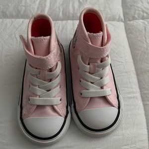NWOT Converse pink high tops